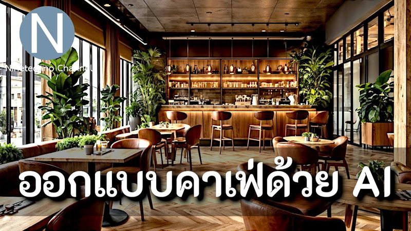 ออกแบบคาเฟ่ง่ายๆ ในพริบตาด้วย AI