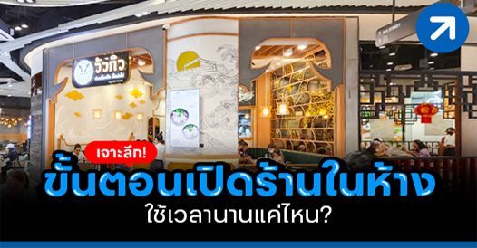 สรุปขั้นตอนเปิดร้านในห้าง ใช้เวลาเท่าไหร่, บทความค้าขาย , การบริหารจัดการร้านค้า