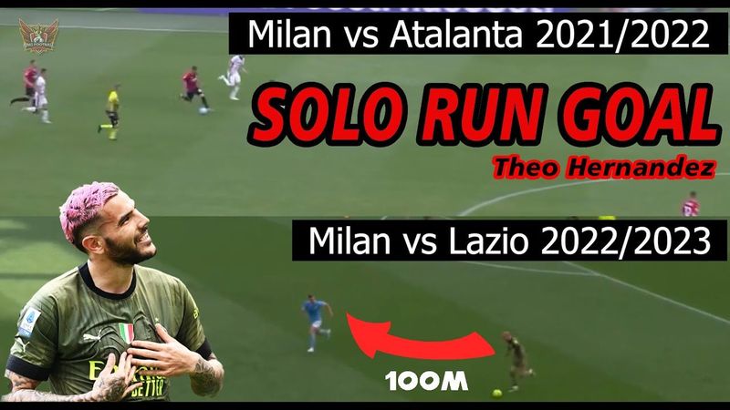 AMAZING SOLO RUN GOAL!!!!! Theo Hernandez “The Train” || MILAN VS ATALANTA & MILAN VS LAZIO