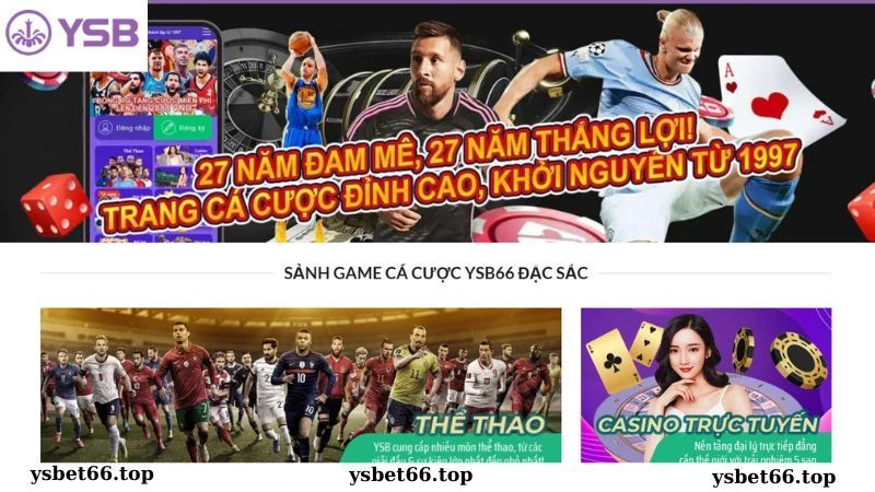 YSB66 - Link vào nhà cái Ysb66.com chính chủ mới nhất 2024