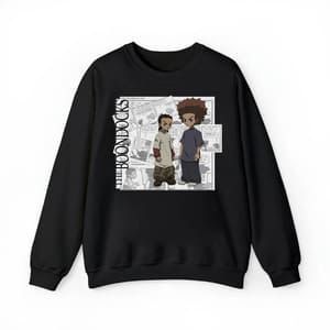Boondocks sweatshirt | Warm, trendy streetwear essential.