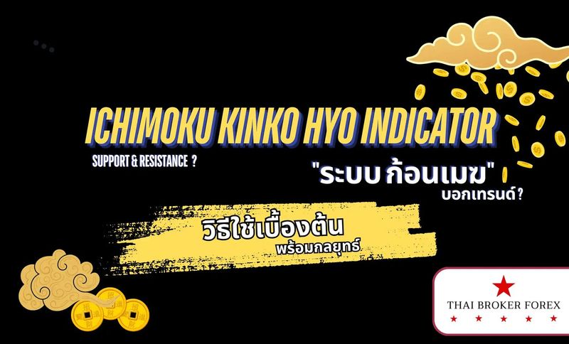 ข้อมูลและวิธีใช้ Ichimoku Kinko Hyo Indicator ในการบอกเทรนด์ แนวรับ และ แนวต้าน
