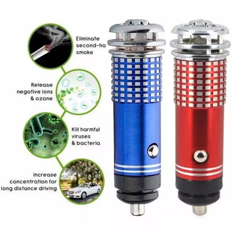 เครื่องฟอกอากาศออกซิเจนไอออร์ไนซ์สะอาดทั้งรถ (แพ็ค2) | Shopee Thailand