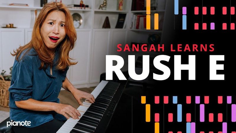 Professional Pianist Learns Rush E On The Spot 🔥