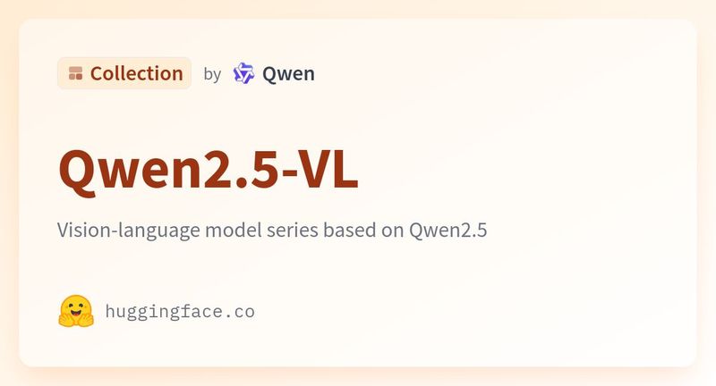 Qwen2.5-VL - a Qwen Collection