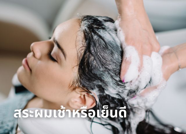 สระผมเช้าหรือเย็นดี? ไขข้อสงสัย เลือกเวลาที่ใช่สำหรับคุณ