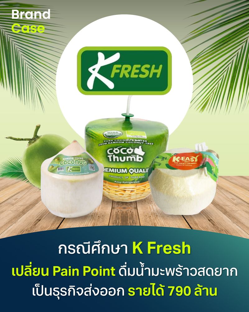 [BrandCase] กรณีศึกษา K Fresh เปลี่ยน Pain Point ดื่มน้ำมะพร้าวสดยาก ...
