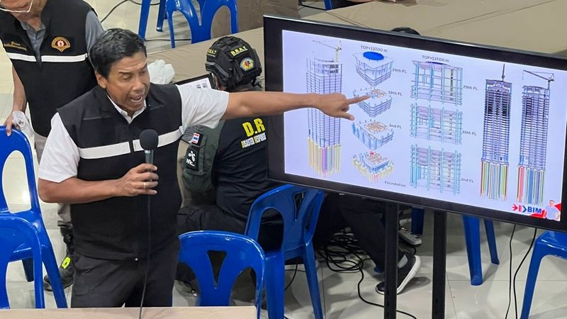 ผู้ว่าฯ “ชัชชาติ” ยันพบสัญญาณชีพหญิงสาวบริเวณโพรงบันไดหนีไฟ ย้ำ! ไม่หมดหวัง (คลิป)