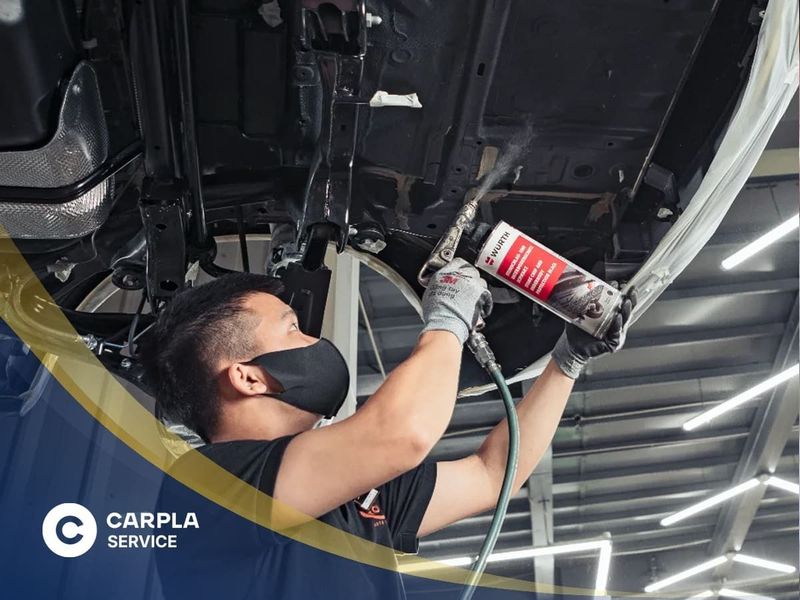Dịch vụ sơn phủ gầm chống rỉ ô tô chuyên nghiệp Carpla Service
