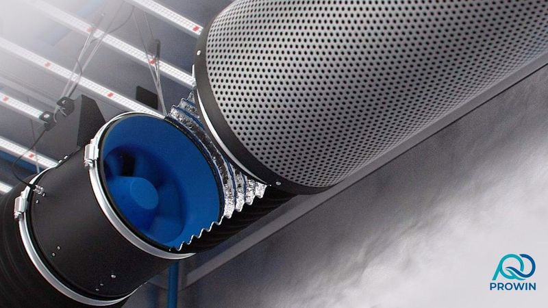 ลดมลพิษทางอากาศและทางเสียงด้วยพัดลมท่อ air ventilation - prowin trading