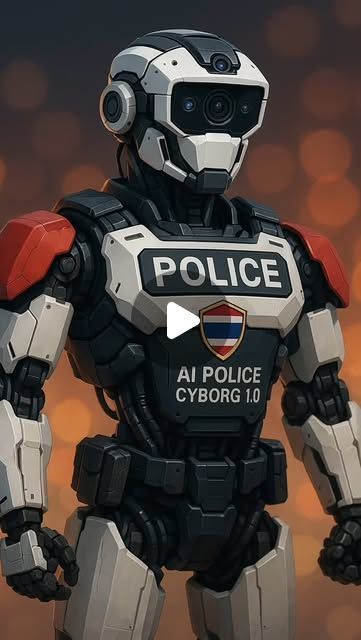 RPOD coworking space on Instagram: “Thailand has introduced its first AI-powered robot police officer, “AI Police Cyborg 1.0,” which was deployed in Nakhon Pathom during the Songkran festival to enhance public safety. This innovative security technology was developed through collaboration between Provincial Police Region 7, Nakhon Pathom Provincial Police, and Nakhon Pathom Municipality. The robot features advanced capabilities including 360° smart cameras that provide comprehensive surveillance by integrating live footage from CCTV and drones. Its facial recognition system can identify individuals and alert police to wanted or high-risk persons, while also tracking suspects throughout events. The system can search for people based on specific characteristics such as facial features, clothing, body type, and gender. Additionally, it can detect weapons (excluding water guns) and monitor behavior to identify potentially violent or disruptive situations. This technology serves as a real-time surveillance and threat detection tool, helping officers respond quickly to incidents and maintain safety during large public gatherings like the Songkran festival, marking a new era in AI-assisted public security in Thailand. #songkran2025 #AIPolice #Cyborg1 #RobocopThailand #SmartSecurity #Songkran2025 #FutureOfPolicing #AIinThailand #RobotCop #PublicSafetyTech #FacialRecognition”