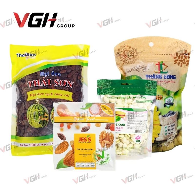 Túi Đựng Hạt (Hạt Điều, Hạt Dẻ, Hạt Hướng Dương) - VGH Group - SX Kinh Doanh Bao Bì - Ép Nhựa - Furniture