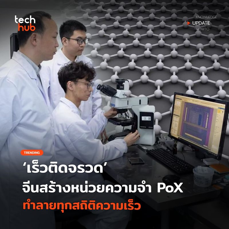 [Techhub] ระ ระ เร็ว... นักวิจัยจากมหาวิทยาลัยฟู่ตั้นในเซี่ยงไฮ้ ได้ ...