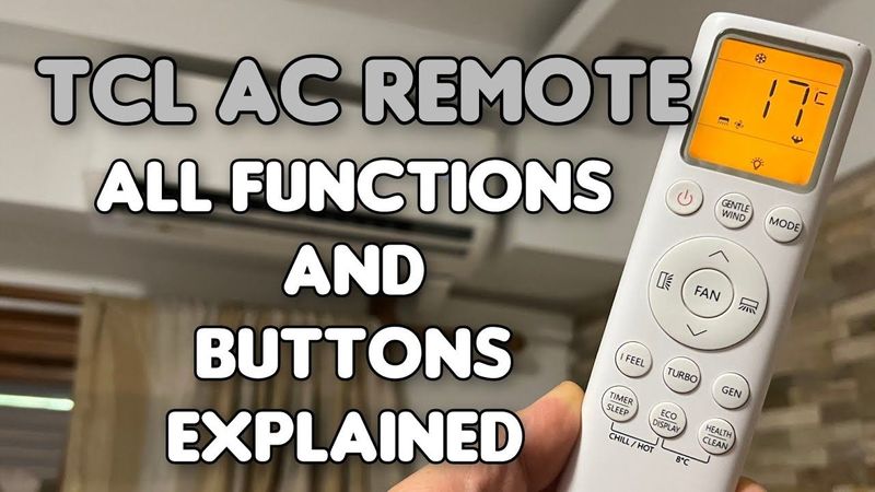 TCL Remote Control All functions and buttons explained