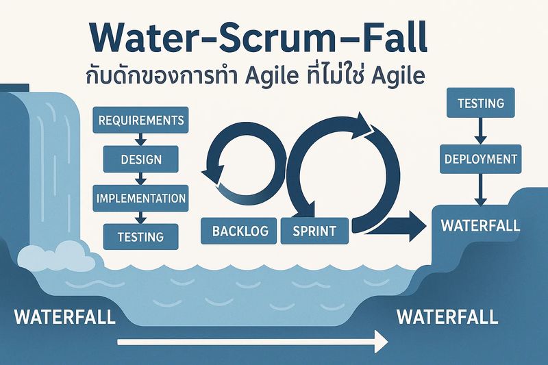 วันละเรื่องสองเรื่อง”] Podcast “Water-Scrum-Fall: กับดักของการทำ Agile ...