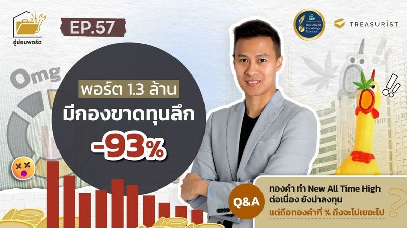 อู่ซ่อมพอร์ต EP.57 | พอร์ต 1.3 ล้าน มีกองขาดทุนลึก -93%