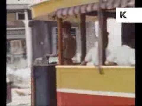 1960s Bangkok, Thailand, Streets, Market, Floating Market, Rare Colour Footage