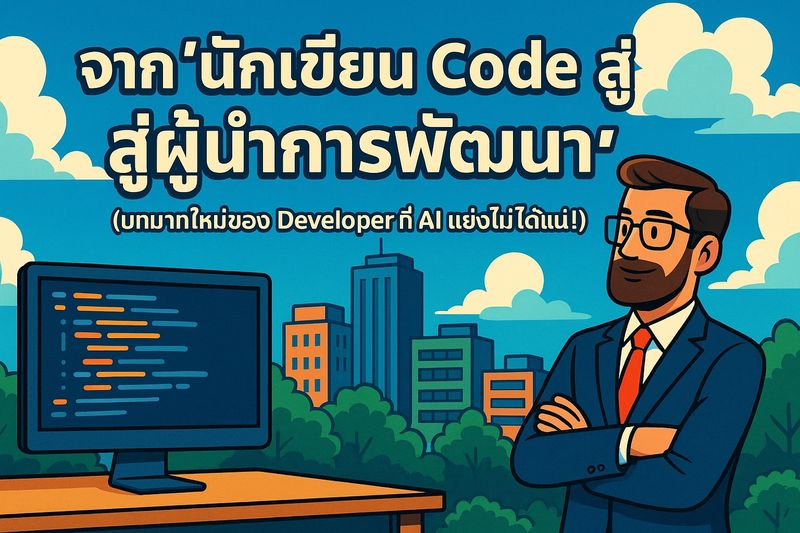 วันละเรื่องสองเรื่อง”] 🧠 จาก “นักเขียน Code” สู่ “ผู้นำการพัฒนา” (บทบาท ...