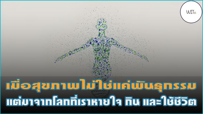 [Witly. - เปิดโลกวิทย์แบบเบา ๆ] 🧬 เมื่อสุขภาพไม่ใช่แค่พันธุกรรม แต่มา ...
