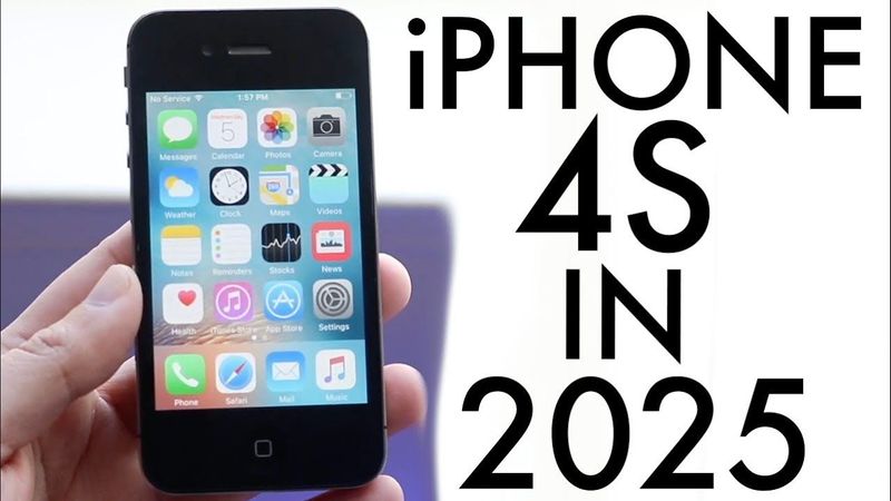 iPhone 4S In 2025! (Still Worth It?) (Review)
