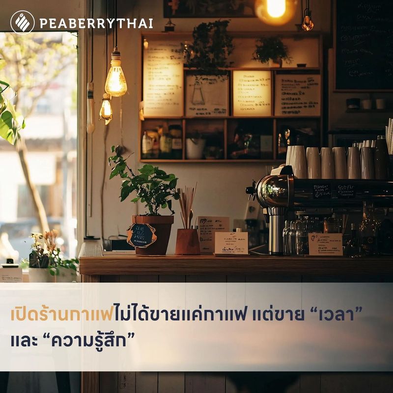 เปิดร้านกาแฟไม่ได้ขายแค่กาแฟ แต่ขาย “เวลา” และ “ความรู้สึก” | Peaberry Thai