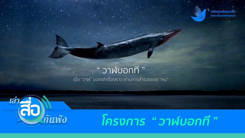 รายการเล่าสื่อกันฟัง ตอนที่ 36 : โครงการวาฬบอกที