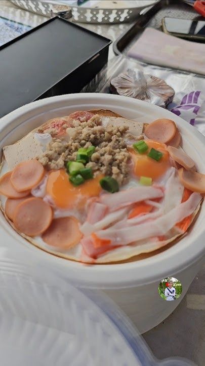 ไข่กระทะจิ๋ว🥚🥚เมนูเช้าเพื่อสุขภาพ #food #shorts #ริมกว๊านพะเยา