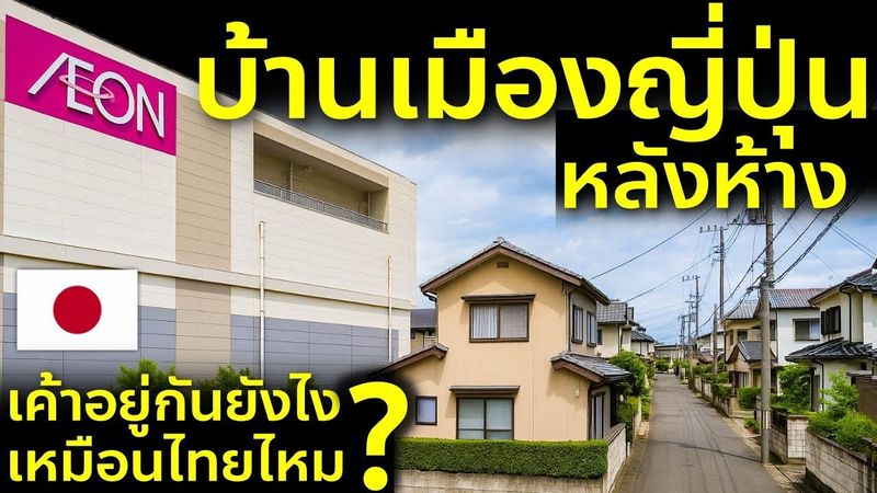 พาดูชุมชนหลังห้าง AEON ในญี่ปุ่น เป็นชุมชนแบบนี้จริงเหรอ เค้าอยู่กันยังไง เหมือนไทยไหม ?