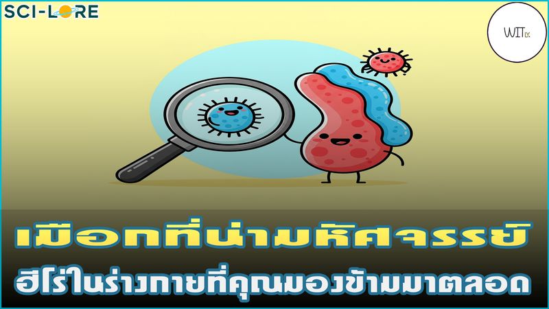 [Witly. - เปิดโลกวิทย์แบบเบา ๆ] เมือกที่น่ามหัศจรรย์ ฮีโร่ในร่างกายที่ ...