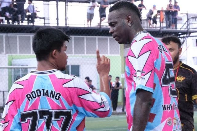 รถถัง ต้อนรับ มาริโอ บาโลเตลลี่ กระชับมิตรภาพต่างวงการ
