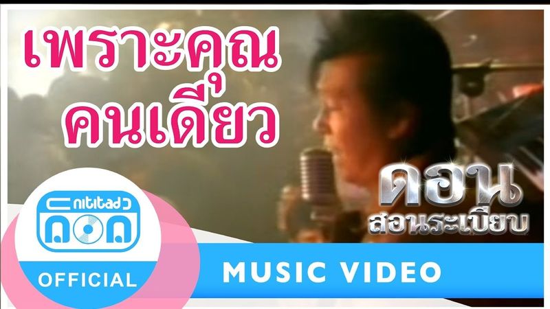 เพราะคุณคนเดียว - ดอน สอนระเบียบ [Official Music Video]