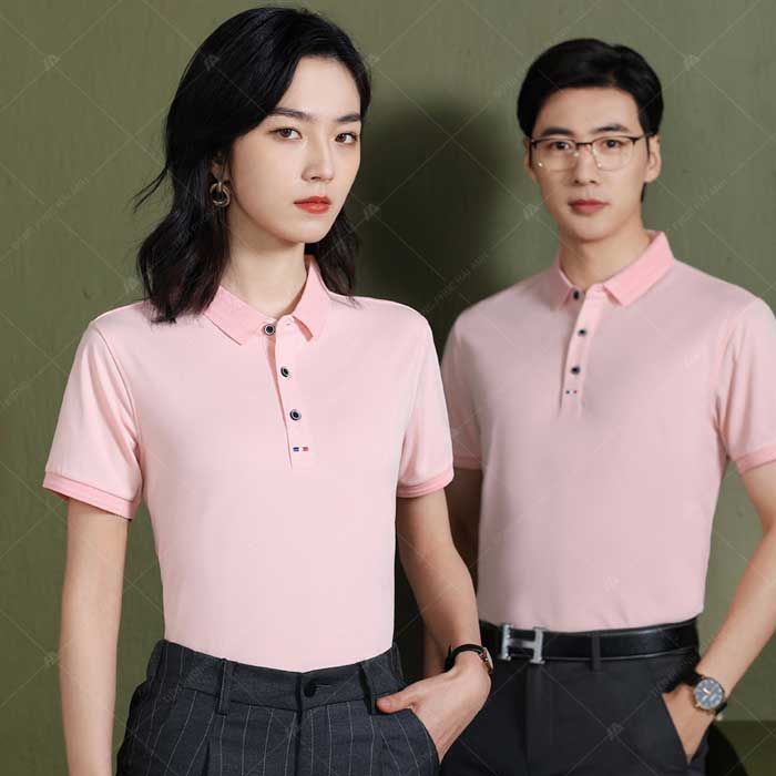 Mẫu Áo Polo Đồng Phục Công Ty Cổ Đức Dáng Ôm