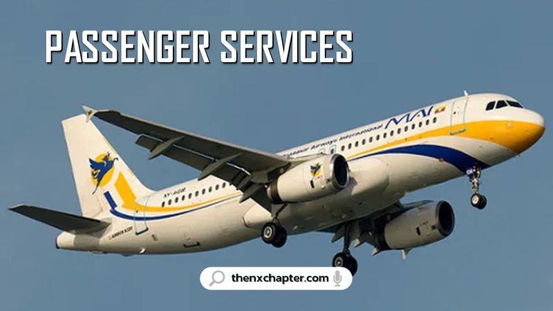 Myanmar Airways รับสมัคร Passenger Service Officer ขอ TOEIC 500+ | The NX Chapter