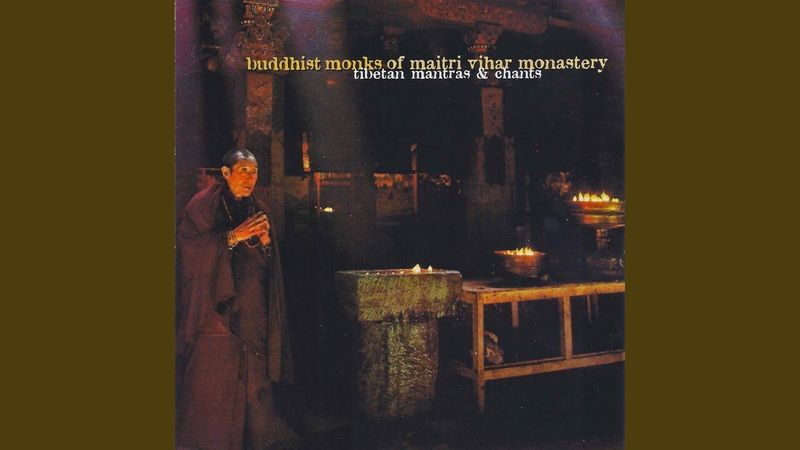 Three Monks with Bowls & Cymbals