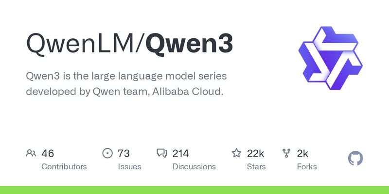 GitHub - QwenLM/Qwen3: Qwen3 is the large language model series developed by Qwen team, Alibaba Cloud.