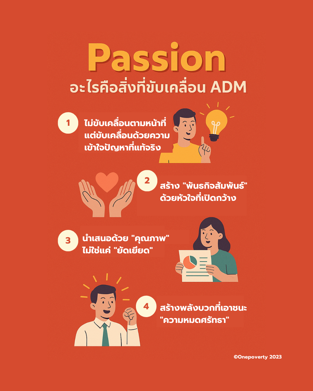 บทบาทหน้าที่ ADM คือการขับเคลื่อนการแก้ไขปัญหาความยากจน ?