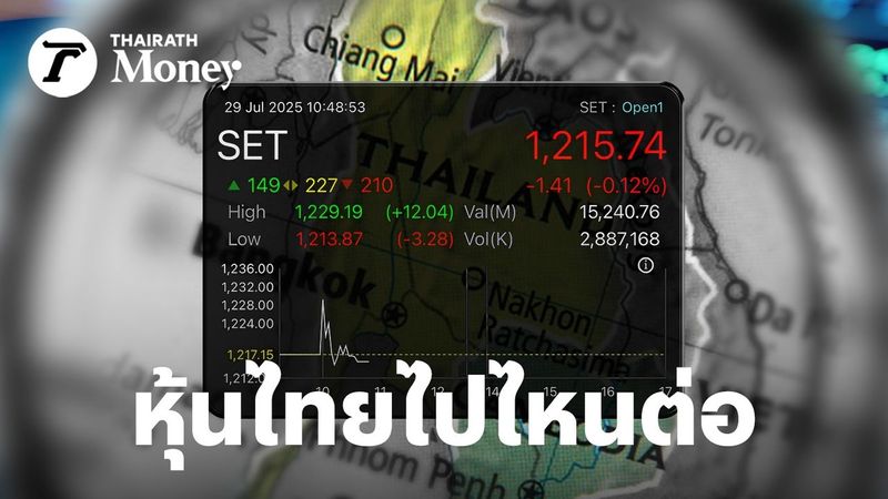 ไทย-กัมพูชา ประกาศหยุดยิง จับตาโต๊ะเจรจา “ภาษีทรัมป์” หุ้นไทยไปทางไหนต่อ?