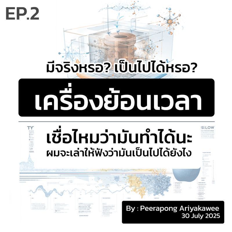 [Peerapong Ariyakawee] ทฤษฎีย้อนเวลา มีจริงหรอ? ทำได้จริงหรอ?
บทความเรื่องเวลาที่ไม่เท่ากัน ใครยังไม่ได้อ่านผมอยากให้อ่านก่อนนะครับ