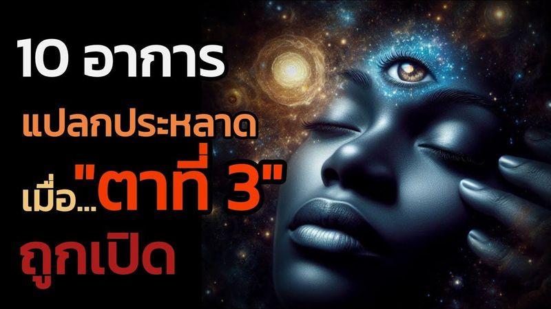 🪽อาการแปลกประหลาดที่คุณจะได้สัมผัส หากตาที่ 3 ของคุณเปิด | The Key ไขความลับจักรวาล เพื่อการตื่นรู้
