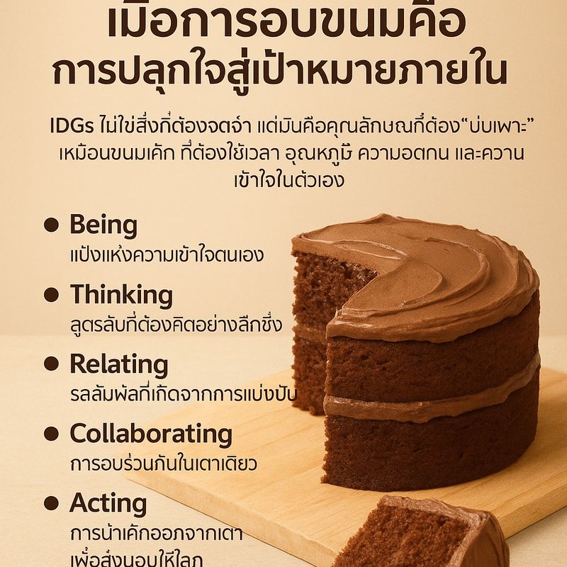 [Ikigai Purpose Meaning Calling IDGs by Dr Pinyo] 🍰 “เค้กแห่งการตื่นรู้ ...