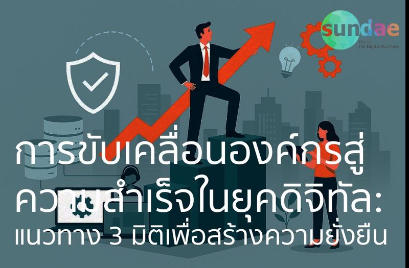 การขับเคลื่อนองค์กรสู่ความสำเร็จในยุคดิจิทัล: แนวทาง 3 มิติเพื่อสร้างความยั่งยืน (Resilient Digital Transformation) - Sundae Solutions