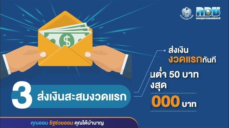 สมัครสมาชิก กอช. ง่าย ๆ แค่ 3 ขั้นตอน | กองทุนการออมแห่งชาติ