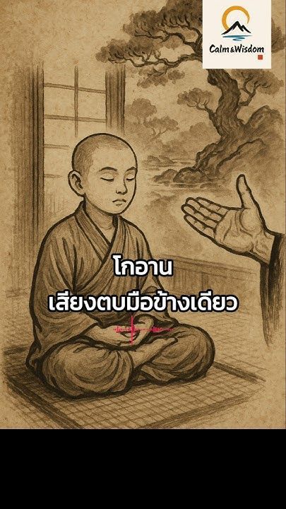 Calm&Wisdom EP7: โกอาน: เสียงตบมือข้างเดียว #calmwisdom #zen #buddha #แก่นพระพุทธศาสนา #inspiration