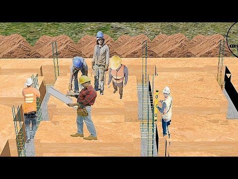 Faster Ways to Build Foundation for High-rise Building |Construction visualization