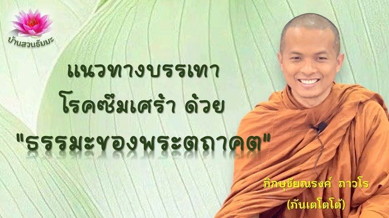 แนวทางการบรรเทาโรคซึมเศร้าด้วยธรรมะพระตถาคต | VDO | 28 ธ.ค. 67 | ภันเตโตโต้ : บ้านสวนธัมมะ