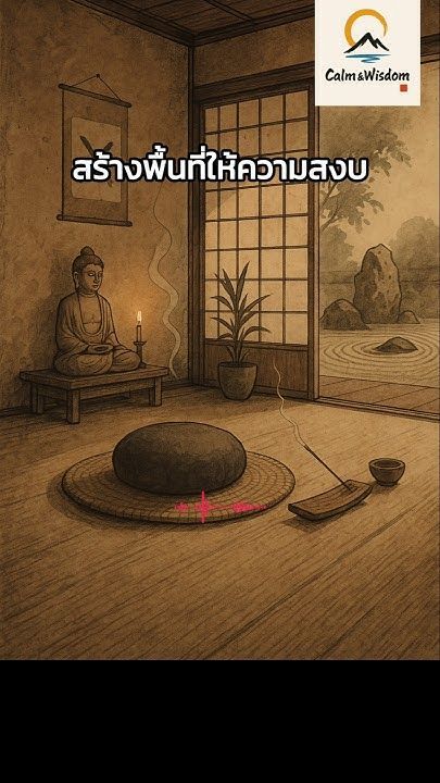 Calm&Wisdom EP10 : เตรียมมรรคา: สร้างพื้นที่ให้ความสงบ #calmwisdom #buddha #zen #แก่นพระพุทธศาสนา