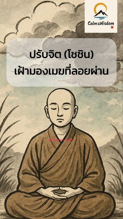 EP13 : ปรับจิต (โชชิน): เฝ้ามองเมฆที่ลอยผ่าน #calmwisdom #buddha #zen #แก่นพระพุทธศาสนา #ธรรมะ