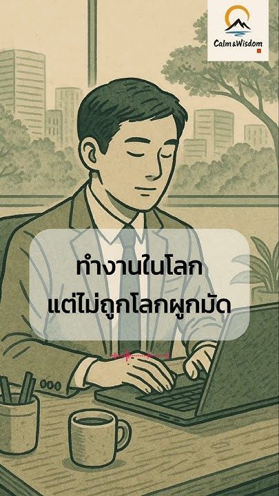 EP17 : ทำงานในโลก แต่ไม่ถูกโลกผูกมัด #calmwisdom #buddha #zen #ธรรมะ #work