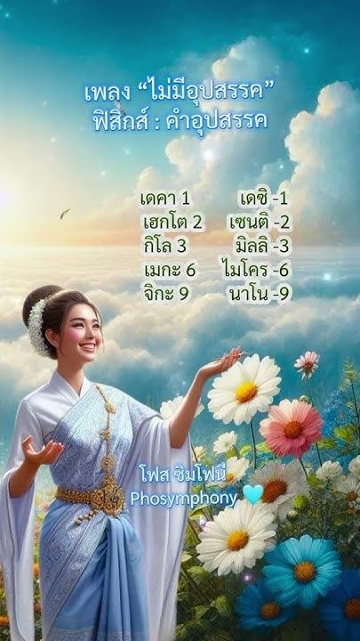 เพลงฟิสิกส์ | ไม่มีอุปสรรค (คำอุปสรรค) | Prefixes