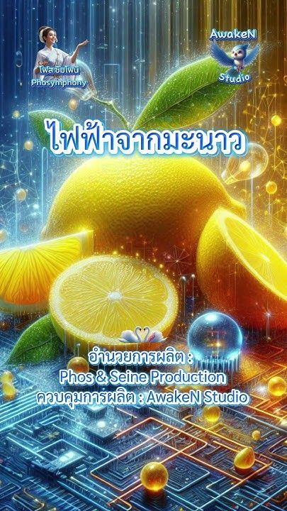 ไฟฟ้าจากมะนาว #โฟสซิมโฟนี #phosymphony #AwakeNStudio #ฟโฟสไดอารี่ #diaryofphos
